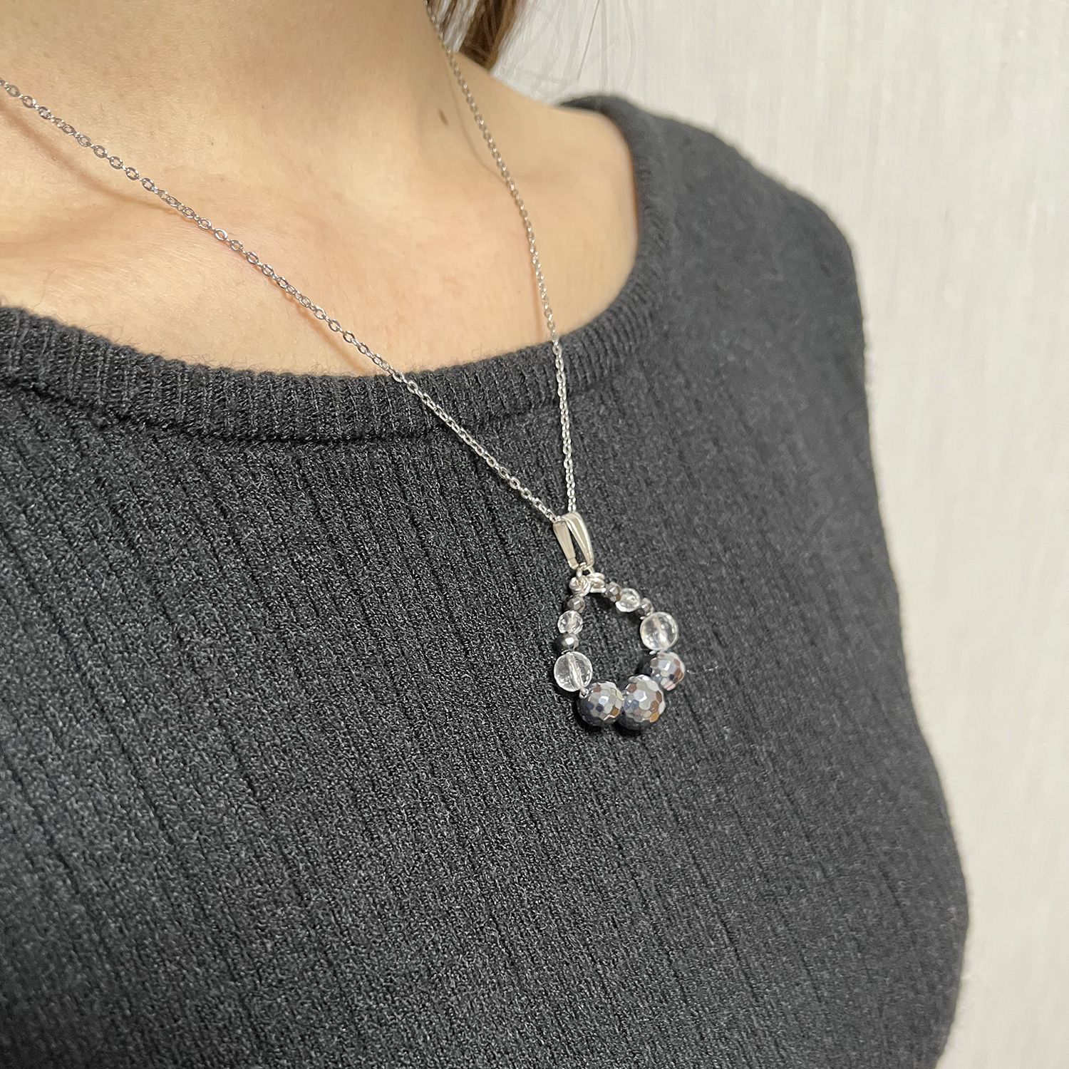 新品】テラヘルツ 健康 美容 ペンダント - ヘタマイト 水晶 天然石 