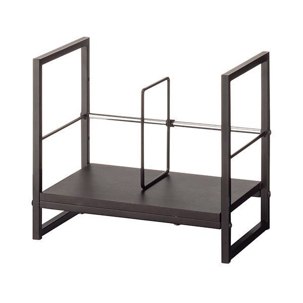 まとめ YAMAZEN デスク上ファイルラック 幅390mm ブラック DUF-4025BKBK 1台 組立品