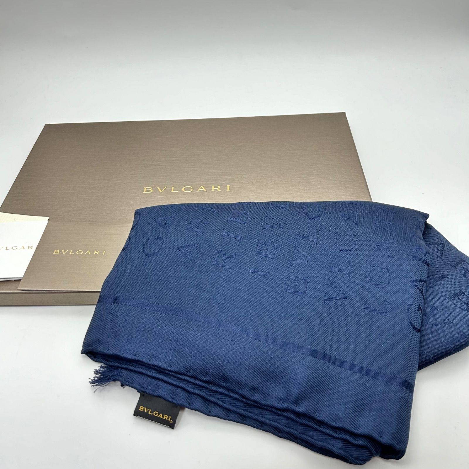 箱あり】BVLGARI ブルガリ ストール ショール レディース MS1797 