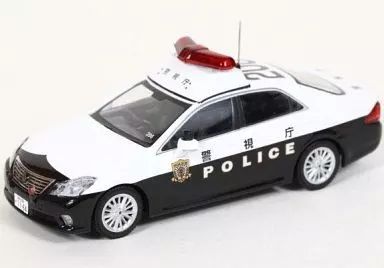 ミニカー　1/43 トヨタ クラウン (GRS200) 2011 警視庁地域部自動車警ら隊車両(ホワイト×ブラック) [H7431107] 中古】ミニカー 1/43 トヨタ クラウン (GRS200) 2011 警視庁地域
