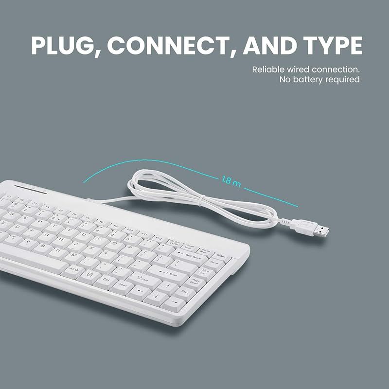 Perixx キーボード Japan – 有線 ミニ PERIBOARD-409 - PERIBOARD-409U Wired Mini Keyboard PERIBOARD-409W 有線ミニ USA ペリックス