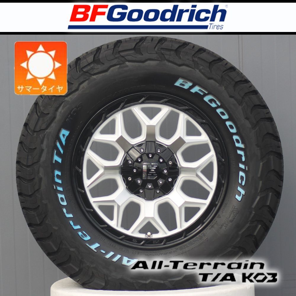 LEXXEL InFerno 車種 JL JK ラングラー｜ 17インチ タイヤホイールセット BF Goodrich KO3 285|70R17 275|70R17 295|70R17 315|70R17 ホワイトレター 4本セット