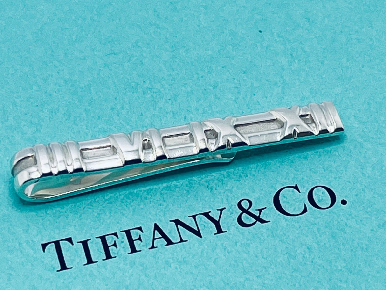 a076 Tiffany-Co. ティファニー ATLAS アトラス 1995 ネクタイピン シルバー 925