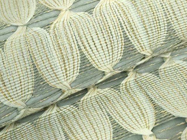 平和屋着物□極上 ひなや工房 くむ・あむ・おる 伊豆蔵明彦 唐織 太鼓