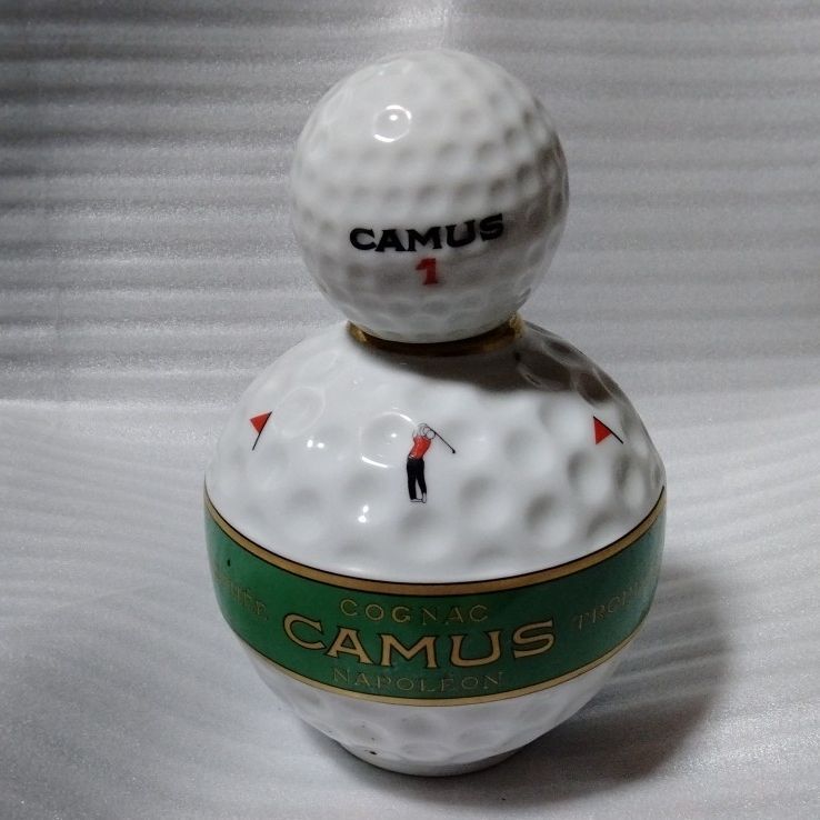 新商品!新型 CAMUS カミュ ナポレオン ゴルフボール型ミニボトル