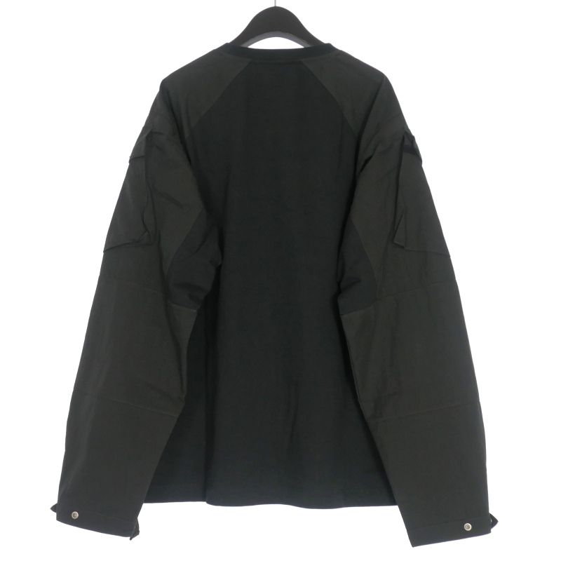 OAMC ブラック　メンズS OAMC(オーエーエムシー) SYSTEM FULL ZIP SHIRT WOVEN (black
