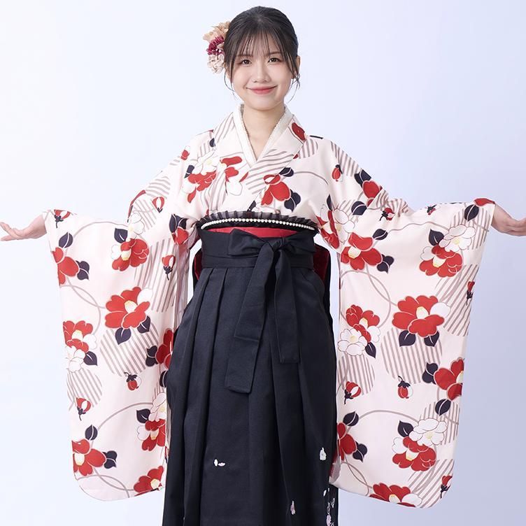 新品 卒業式 袴 3点セット 単品 行灯袴 卒業 花柄刺繍 刺繍入り 晴れ着 