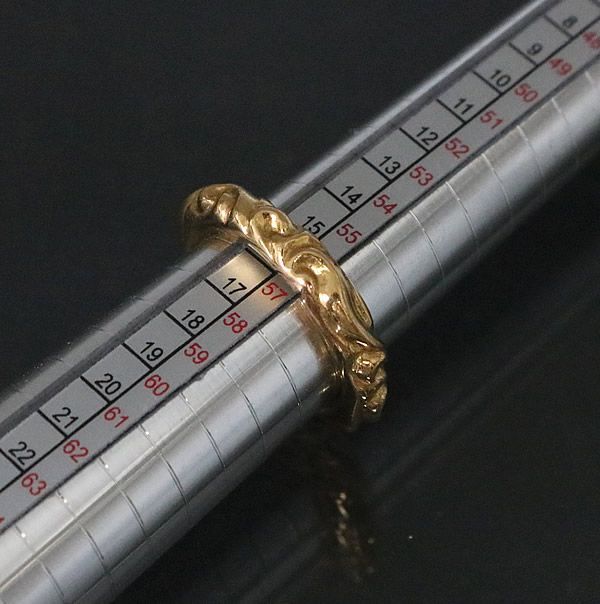 CHROME HEARTS クロムハーツ スクロール バンド リング 16号 クロムハーツスクロールバンドリング|クロムハーツ通販専門店