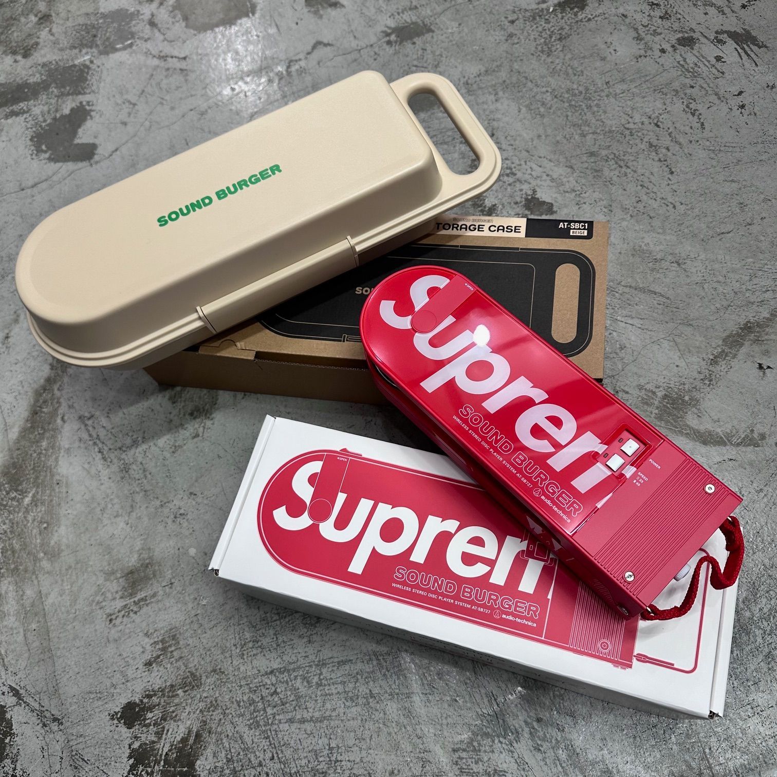 ♥品 Supreme 24AW Audio Technica Sound Burger レコードプレーヤー シュプリーム 88261A1