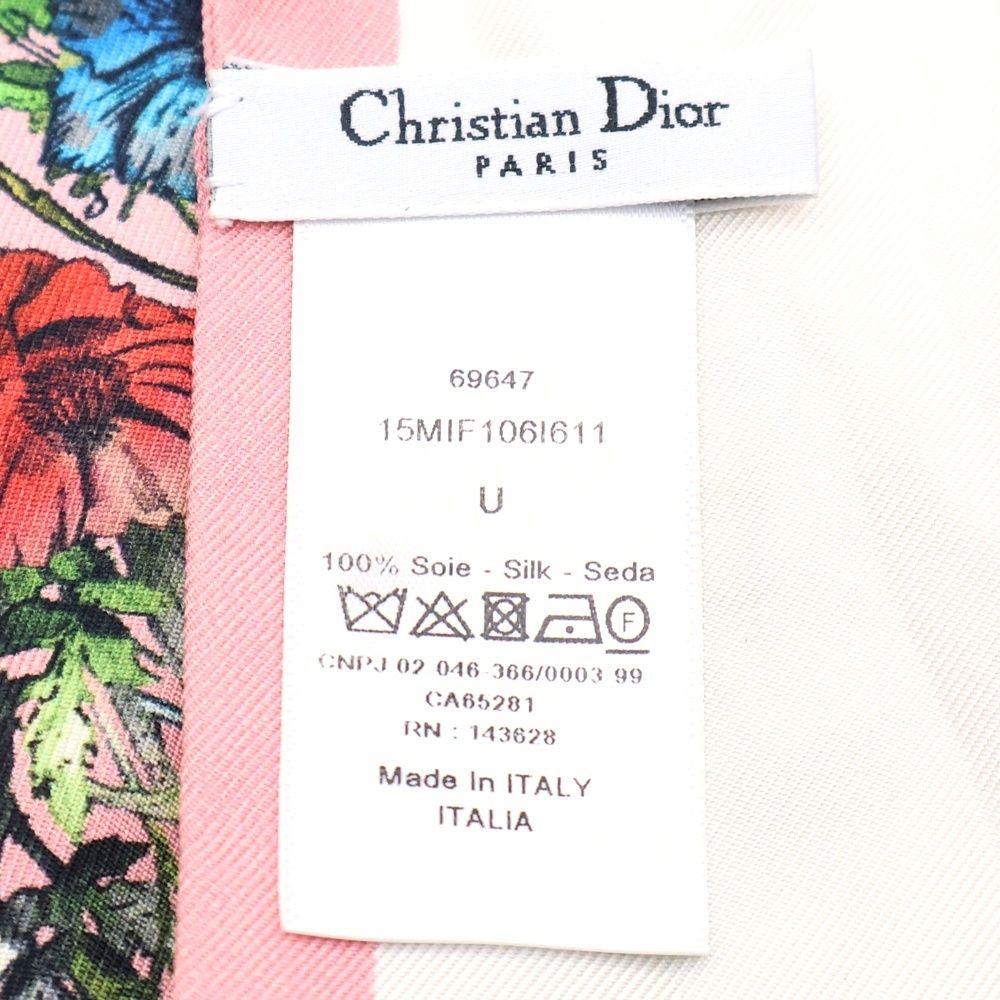 ChristianDior♡クリスチャンディオール♡ミッツァ♡花柄♡ピンク Christian Dior(クリスチャンディオール) ミッツァ スカーフ
