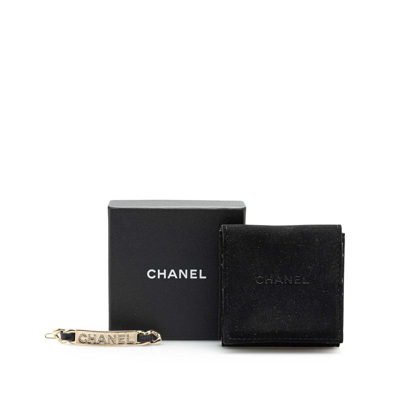 【色んなコーデに♡】CHANELバレッタ ロゴ シャネル バレッタ CHANEL BARRETTE ABA869 ココマーク メタル
