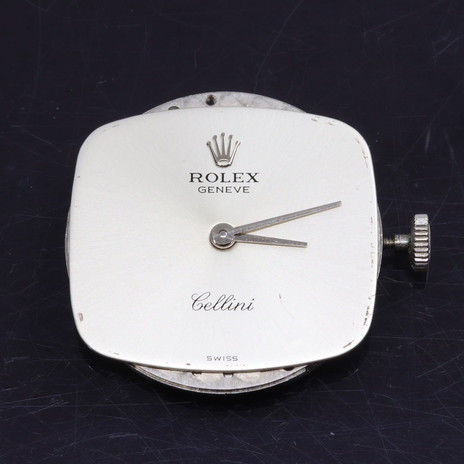 IT8BS9XS4IQS ROLEX ロレックス チェリーニ 文字盤 ムーブメント Cal.1600 手巻き パーツ 時計部品 文字盤 針 時計  腕時計 ロゴ マーク - メルカリ