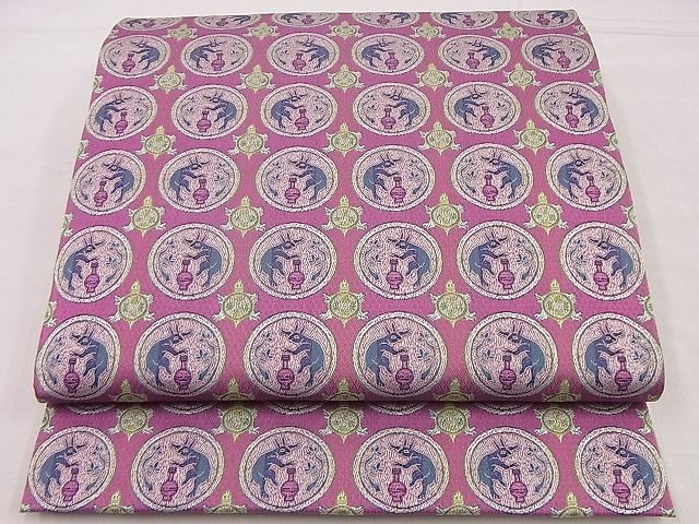 平和屋着物●極上　 龍村美術織物　九寸開き名古屋帯　天寿国繍兎文　逸品　DZAB5719kh6 楽天市場】平和屋着物□極上 龍村美術織物 たつむら 九寸名古屋帯 騎猟