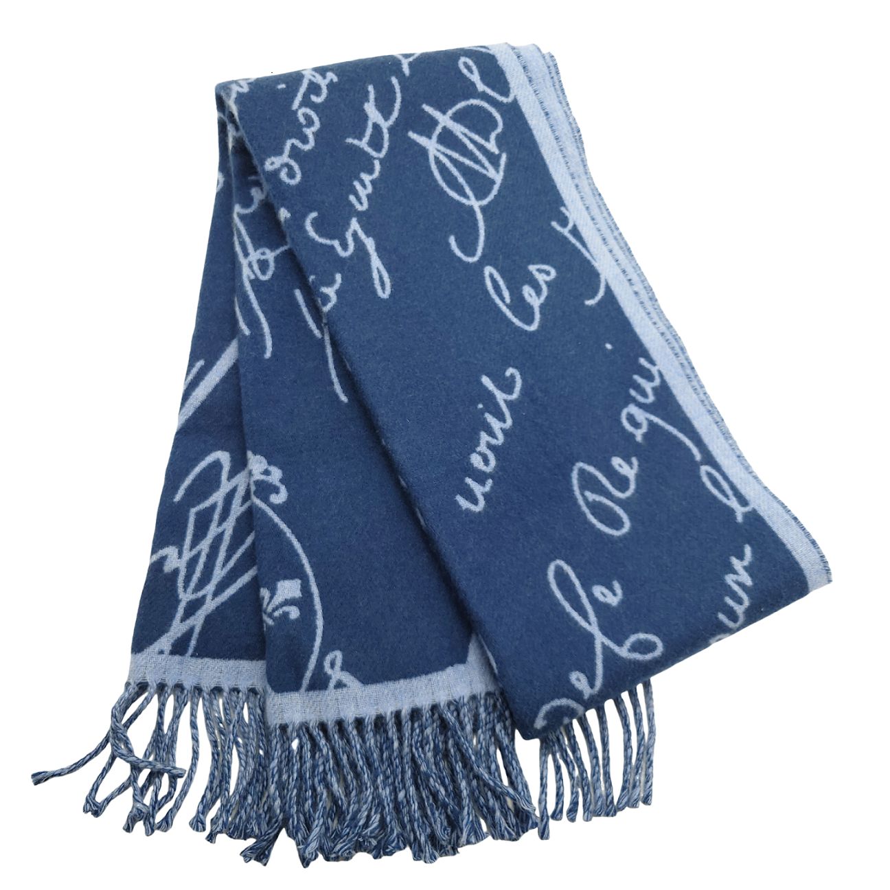 定価7.1万円 ベルルッティ カリグラフィースクリットリバーシブルウールマフラー for ファッション 定価7.1万円 ベルルッティ カリグラフィースクリット