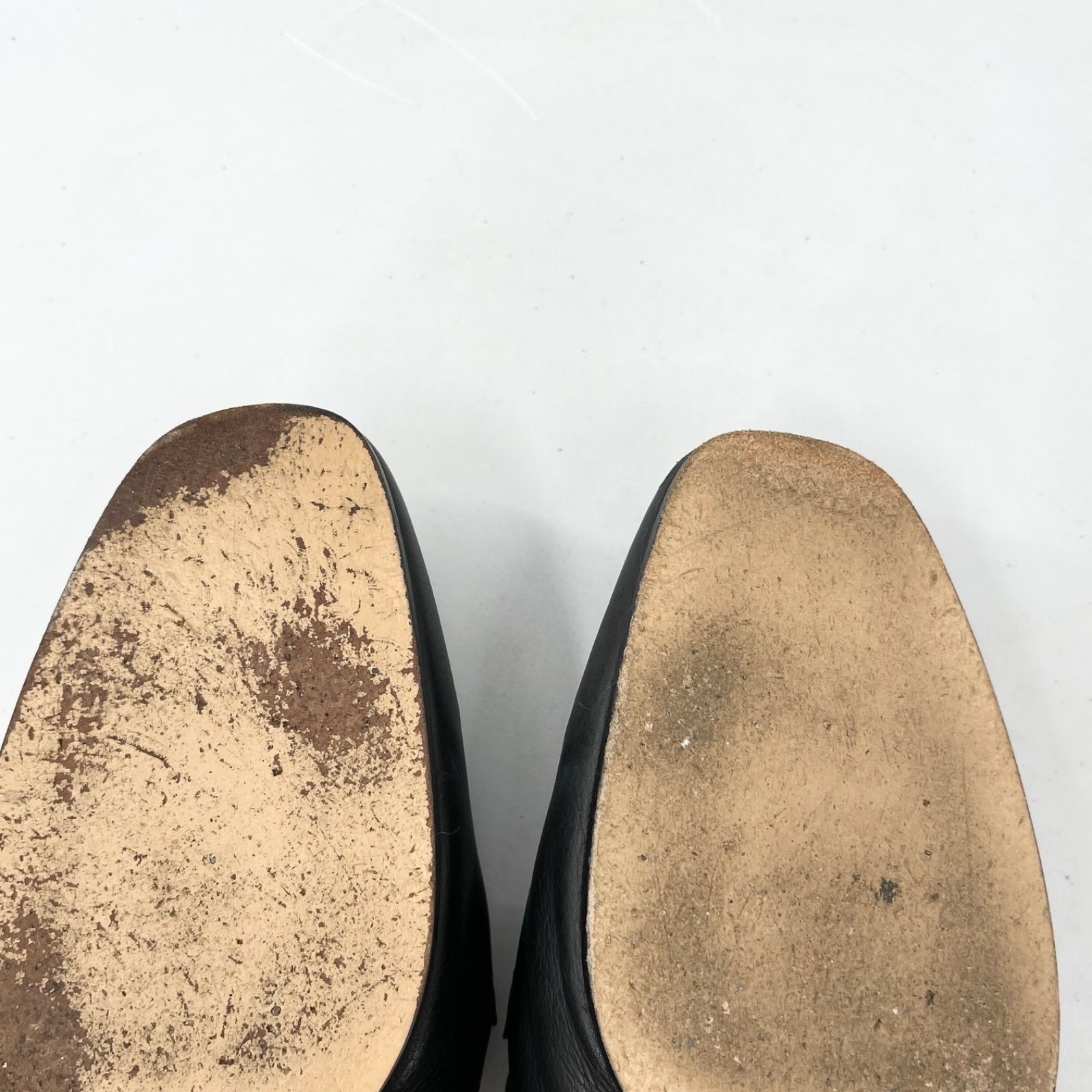 COMING ATTRACTIONS 本革 ビットローファー ミュール ブラック 37 23.5