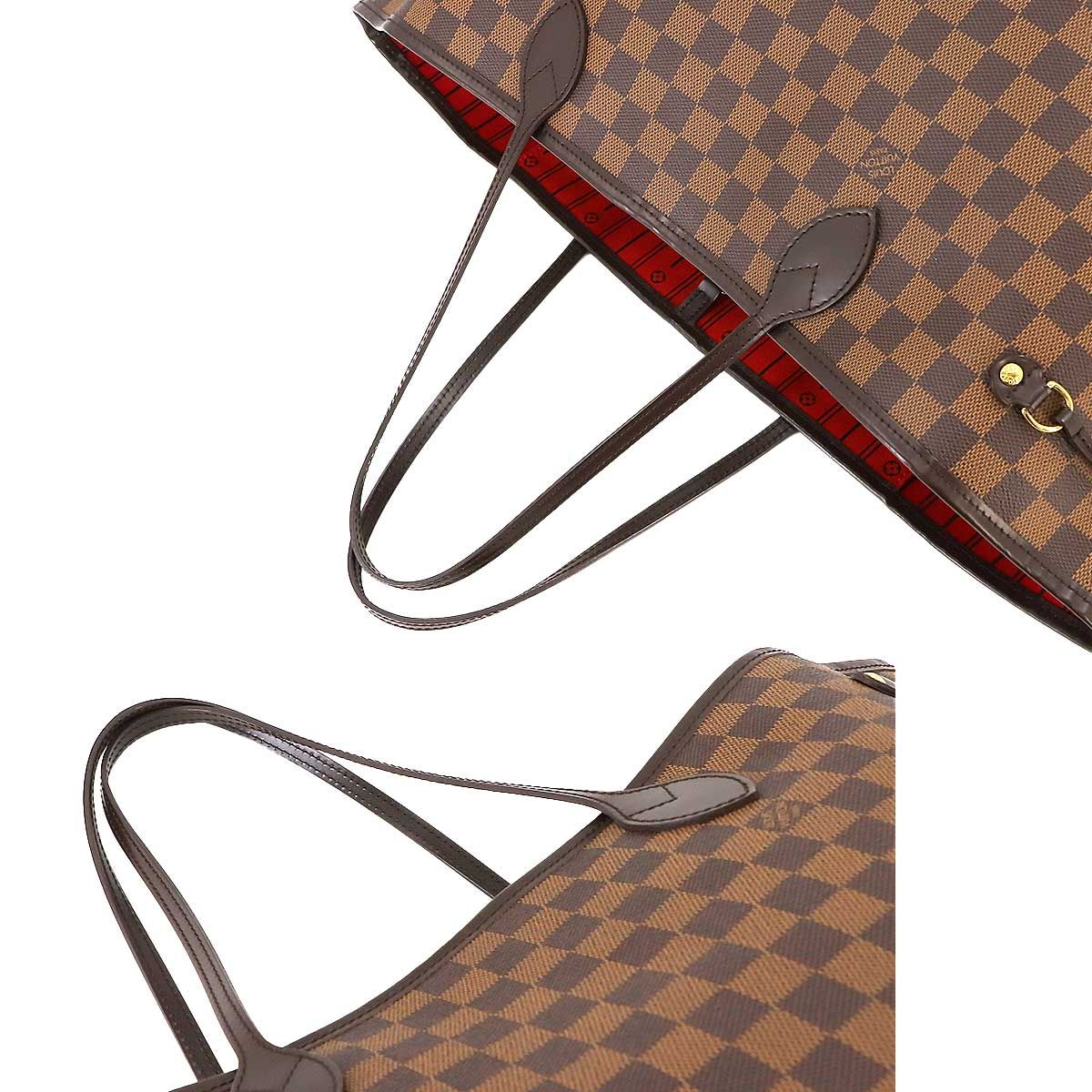 ルイ ヴィトン LOUIS VUITTON ダミエ ネヴァーフル GM トート バッグ エベヌ スリーズ N51106 ゴールド 金具  90237570 - メルカリ