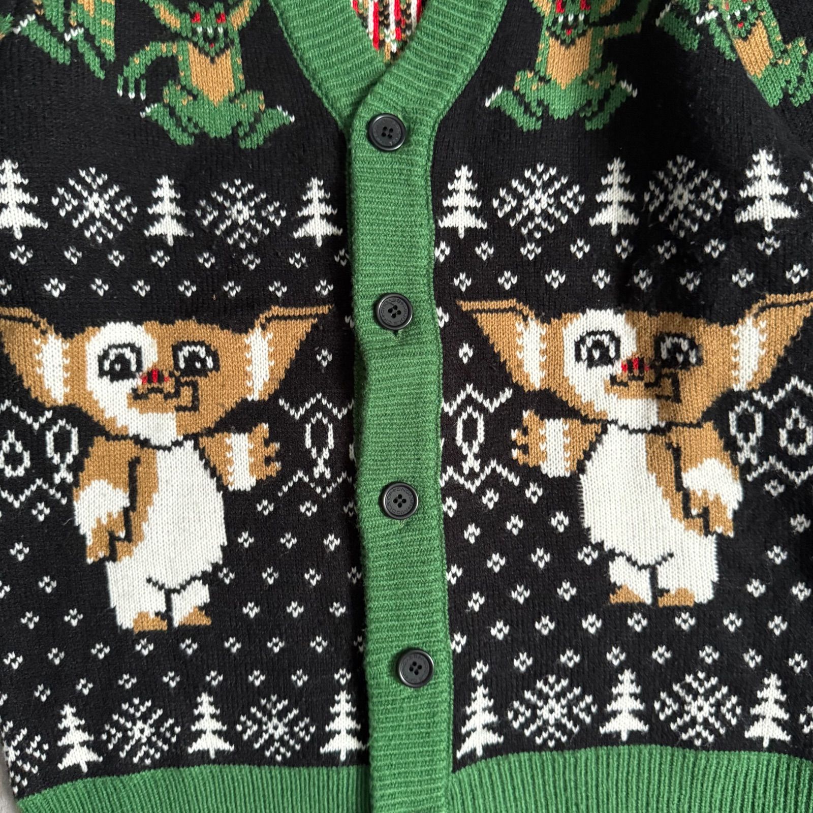 希少 GREMLiNS グレムリン ギズモニットカーディガン アグリー