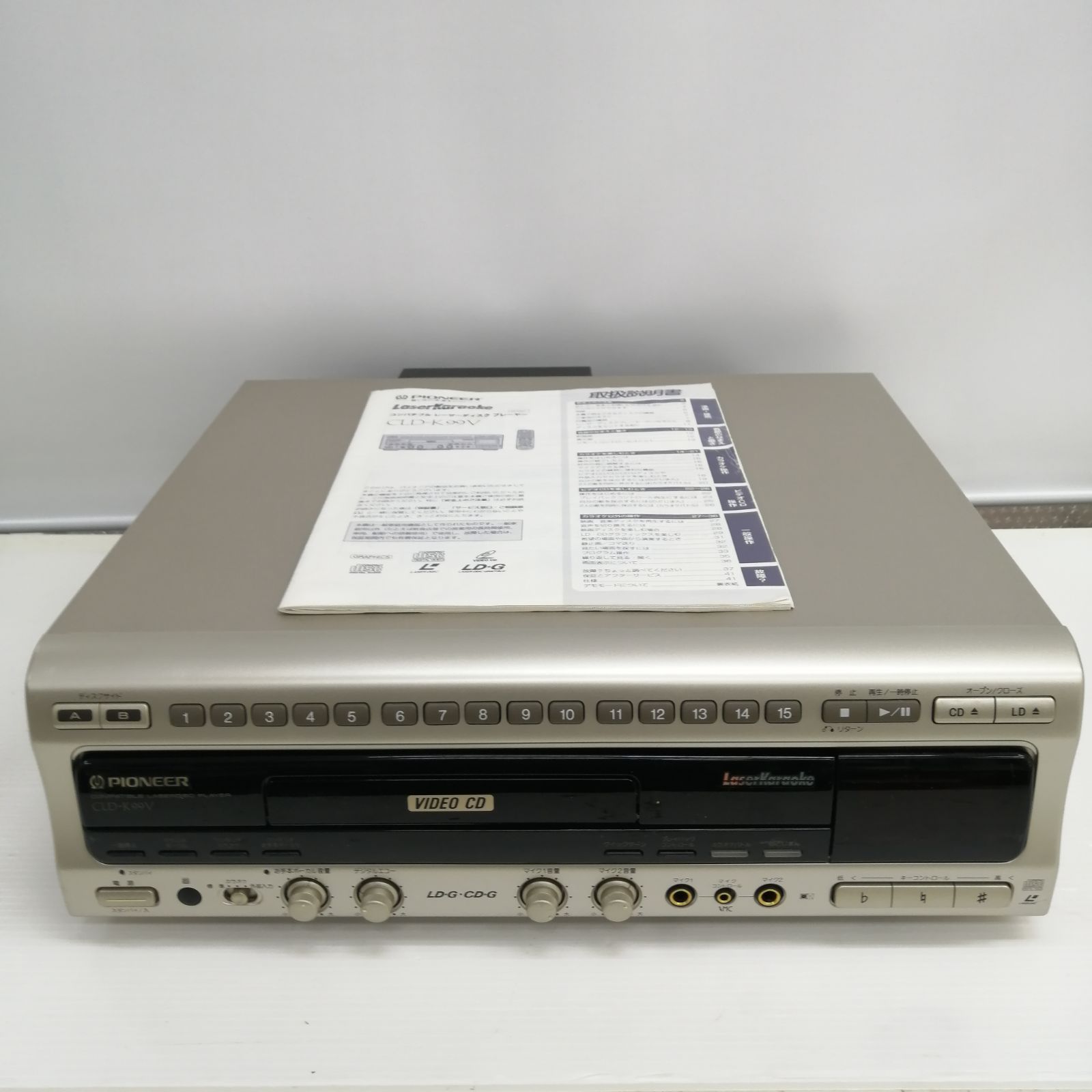 動作品 Pioneer LD.CDプレイヤー cld-k99v