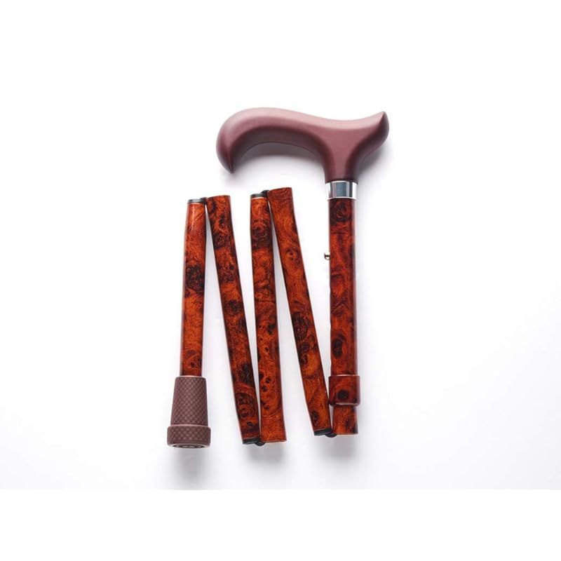 Merry Sticks メリースティックス ブライトライフ 折りたたみステッキ 杖 ウォールナット