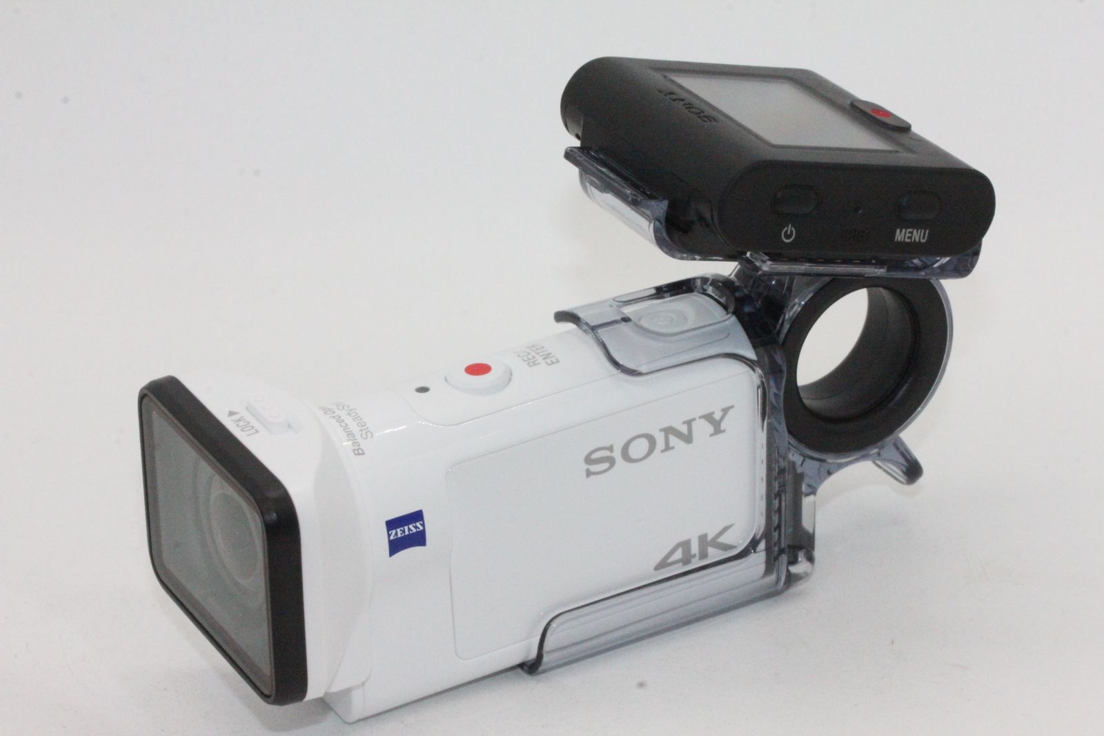美品 SONY ソニー ウエアラブルカメラ アクションカム 4K+空間光学ブレ補正搭載モデル(FDR-X3000R) ライブビューリモコンキット  メルカリShops