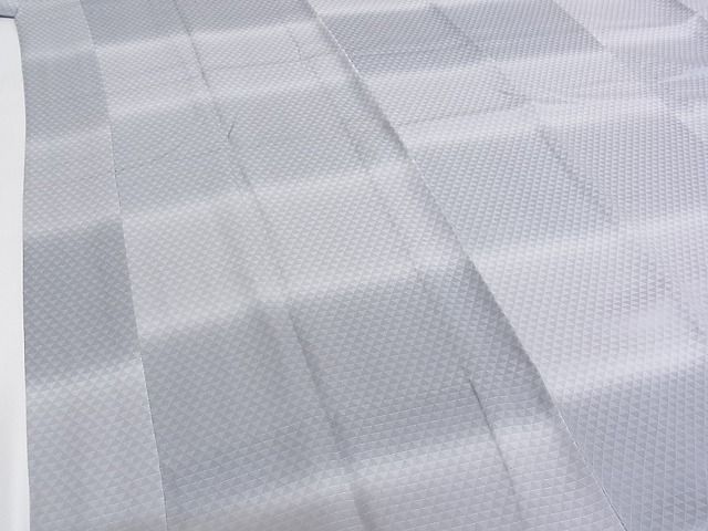 平和屋-こころ店■長襦袢 無双仕立て 横段鱗地紋 暈し染め 正絹 逸品 未使用 3kk1620