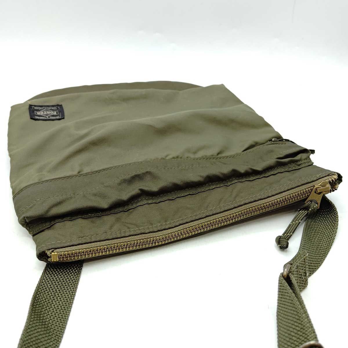 ポーター FORCE SHOULDER POUCH フォースショルダーポーチ オリーブ 