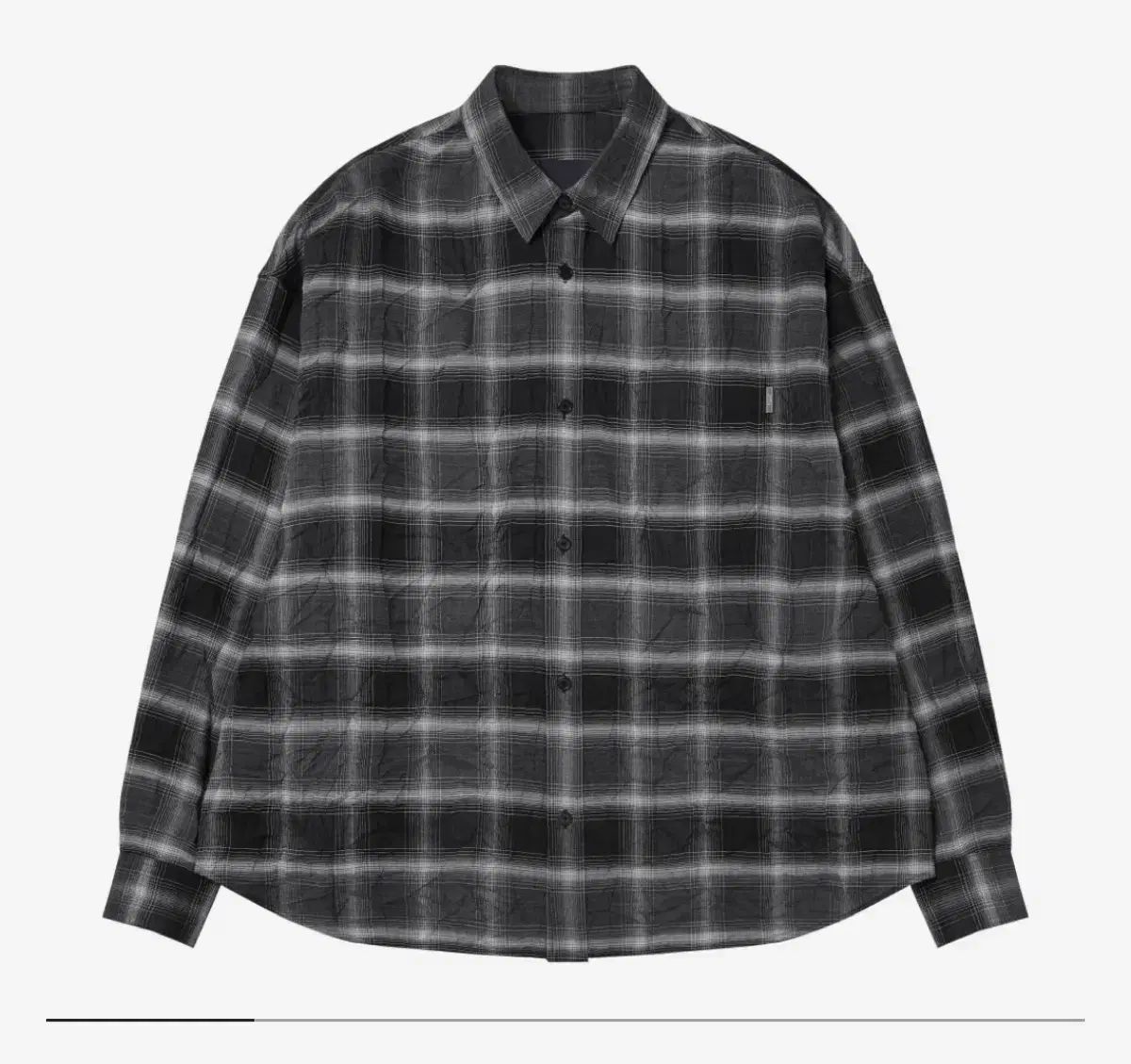 Juun.J ジュンジェイ リンクル CHECK オーバーサイズ シャツ