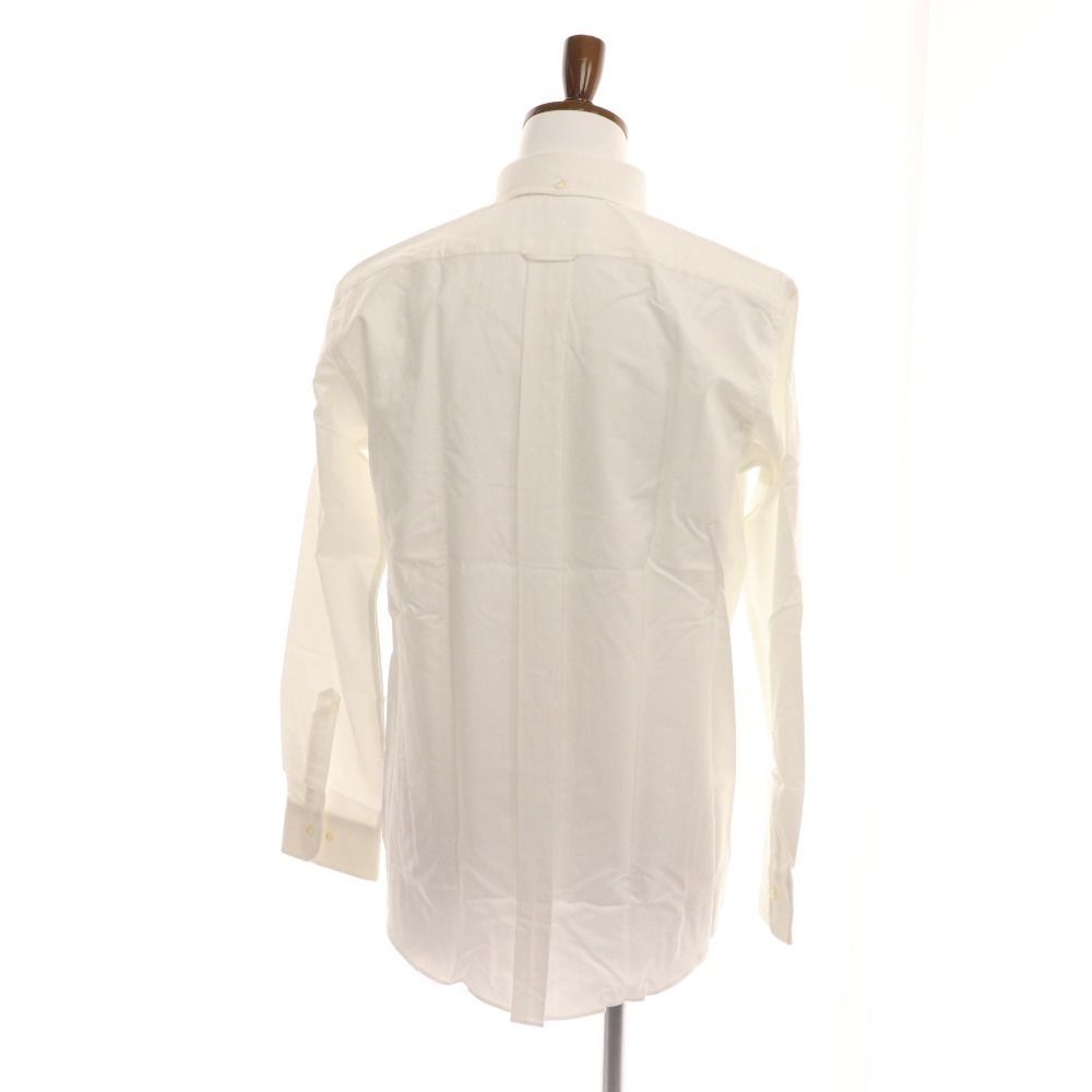 ヴァンヂャケット シャツ 長袖 トップス 綿100％ 胸元ロゴ メンズ L ホワイト タグ付き 未使用
