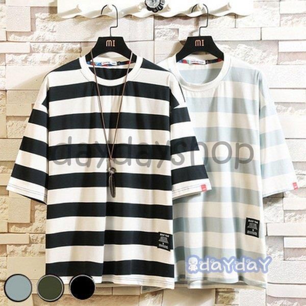 カットソー メンズ Tシャツ 半袖 Vネック クルーネック 五分袖 七分袖 柄 大きいサイズ おしゃれ 夏 パーカー アメカジ ボーダー ロゴT ラグラン プリント