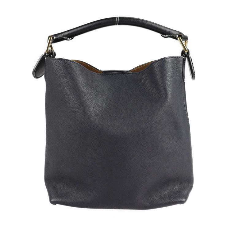 LOEWE ロエベ ハンドバッグ 35212KBR83 レザー ダークネイビー 2WAY