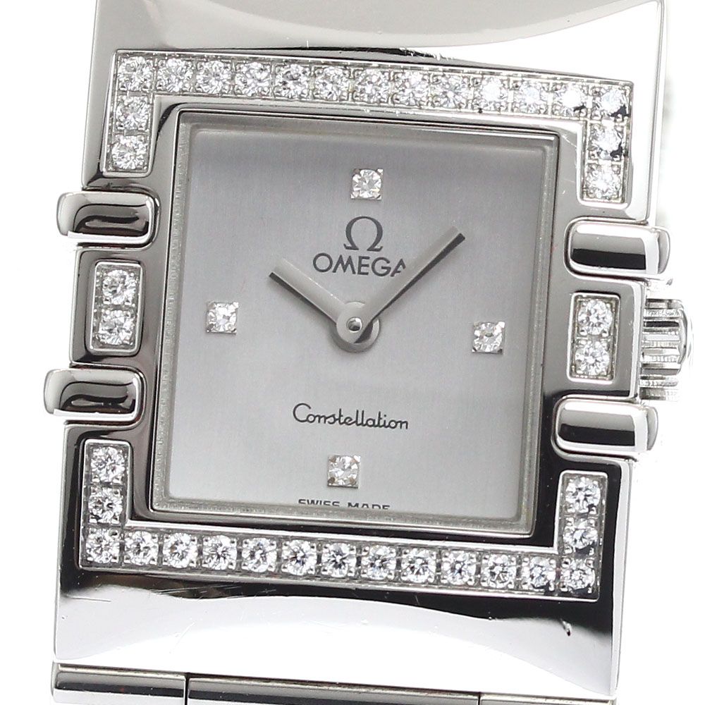 オメガ OMEGA 1528.36 コンステレーション カレ クアドラ ダイヤベゼル  