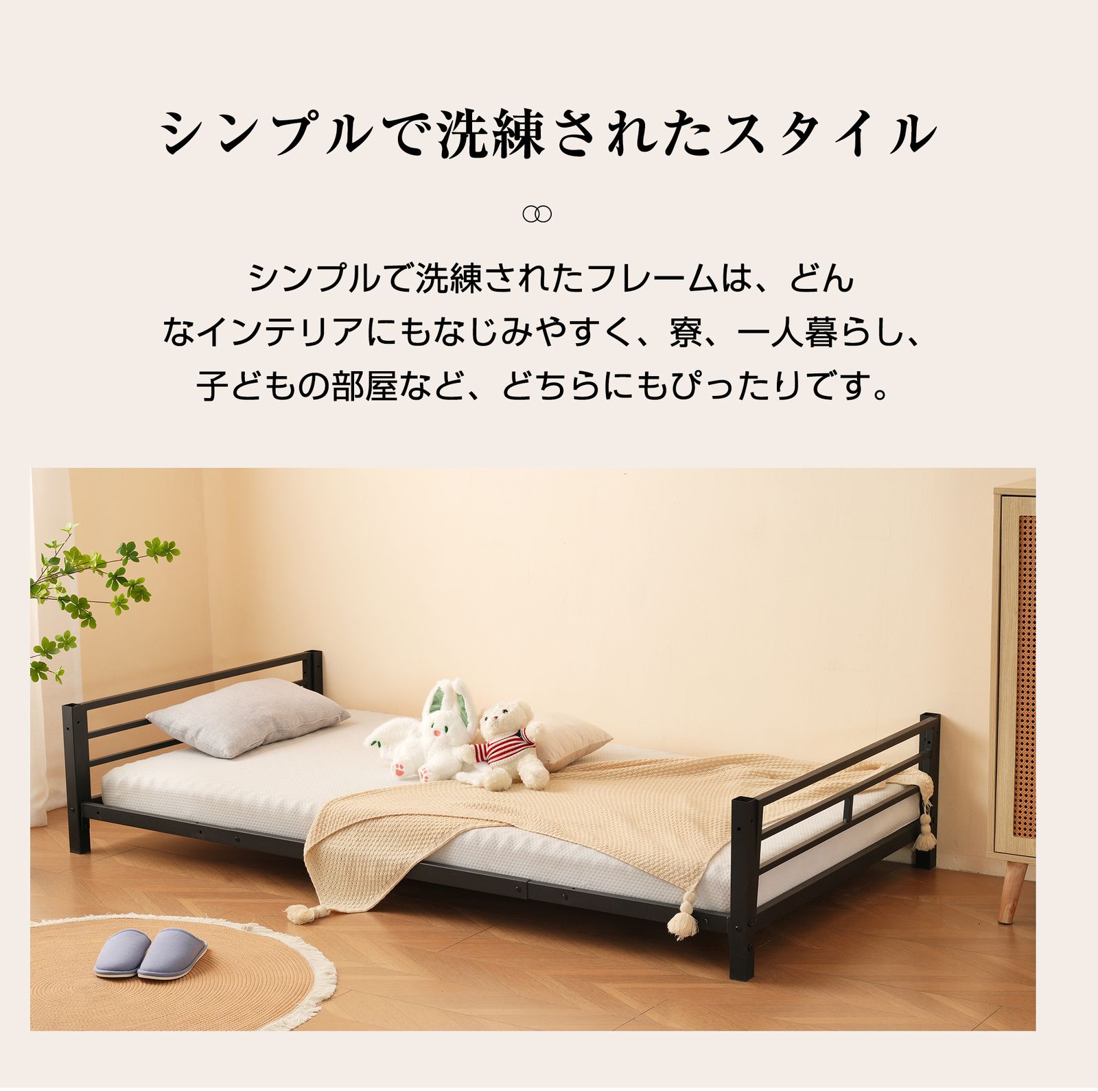 全新品 三段ベッド 子供 パイプ 三段ベッド 大人用 シングル ベッド 