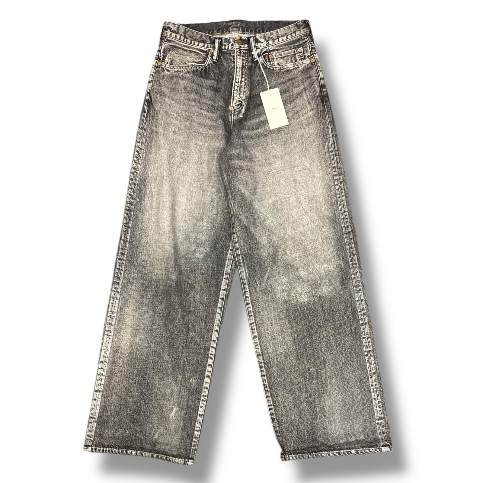 参考上代66000円 SUGARHILL 24AW FOILED DENIM TROUSERS WIDE CUT フォイルワイドカットデニムトラウザー パンツ ジーンズ シュガーヒル 2411300410 32 85576A4