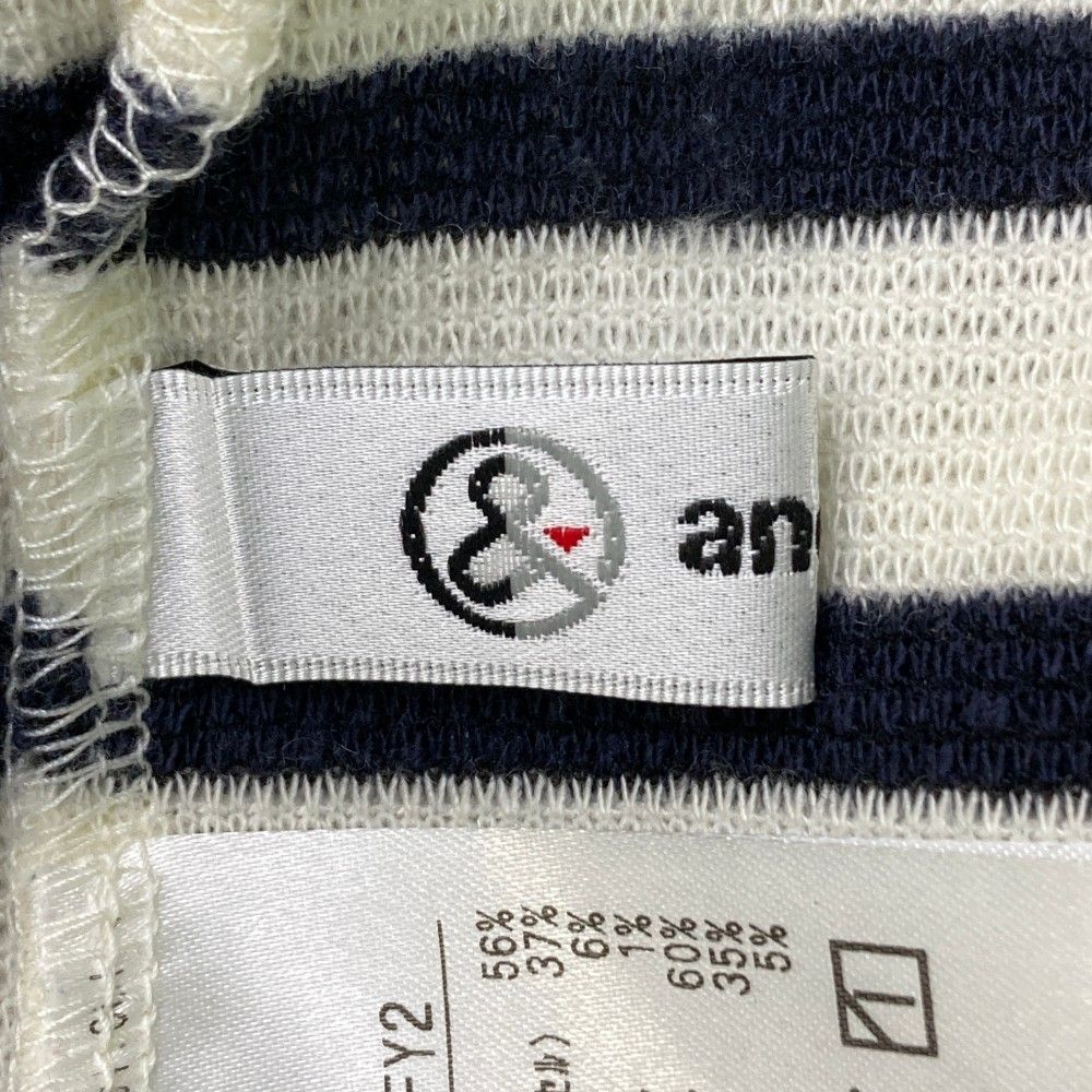 サイズ：M AND PER SE アンパスィ タートルネック ニットセーター