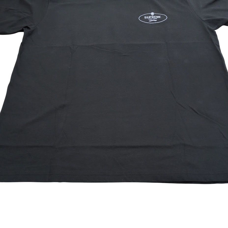 美品 24AW SUPREME Supreme シュプリーム Crest Tee ブラック サイズ L