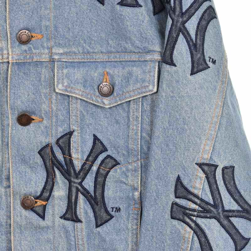 シュプリーム SUPREME MLB 21FW NEW YORK YANKEES DENIM TRUCKER