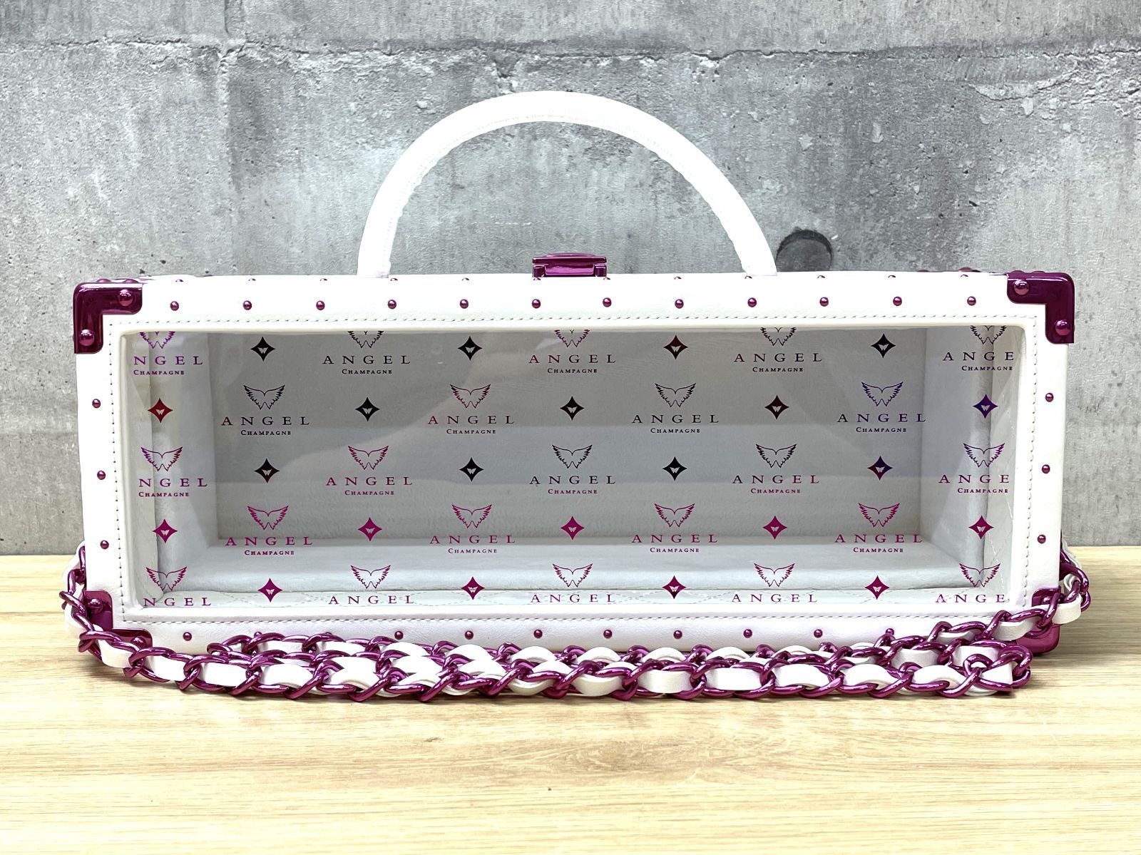 F-06001 ANGEL CHAMPAGNE NV Brut Rose White -VALENTINE EDITION