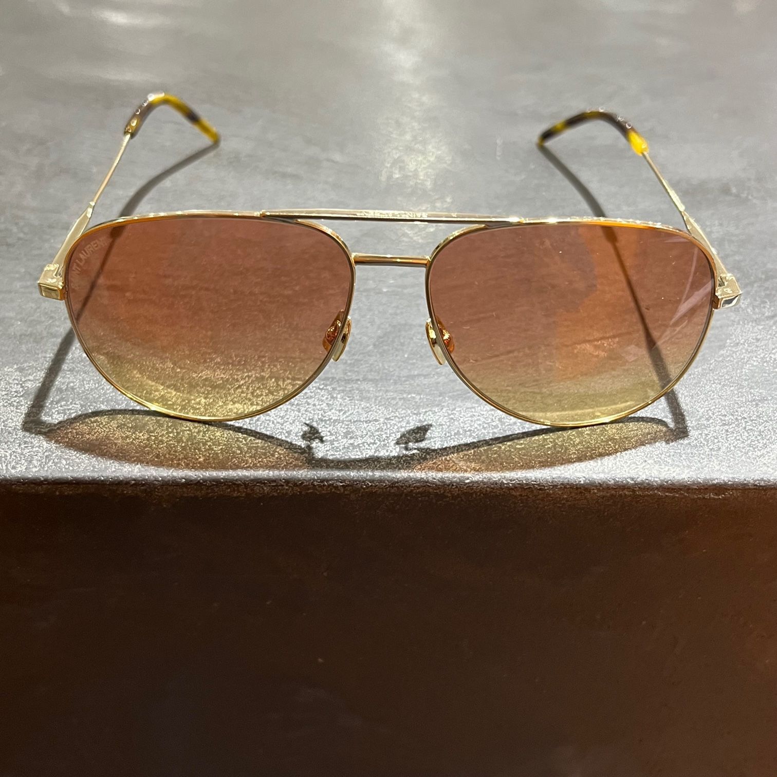 SAINT LAURENT PARIS ティアドロップ サングラス 眼鏡 サンローラン