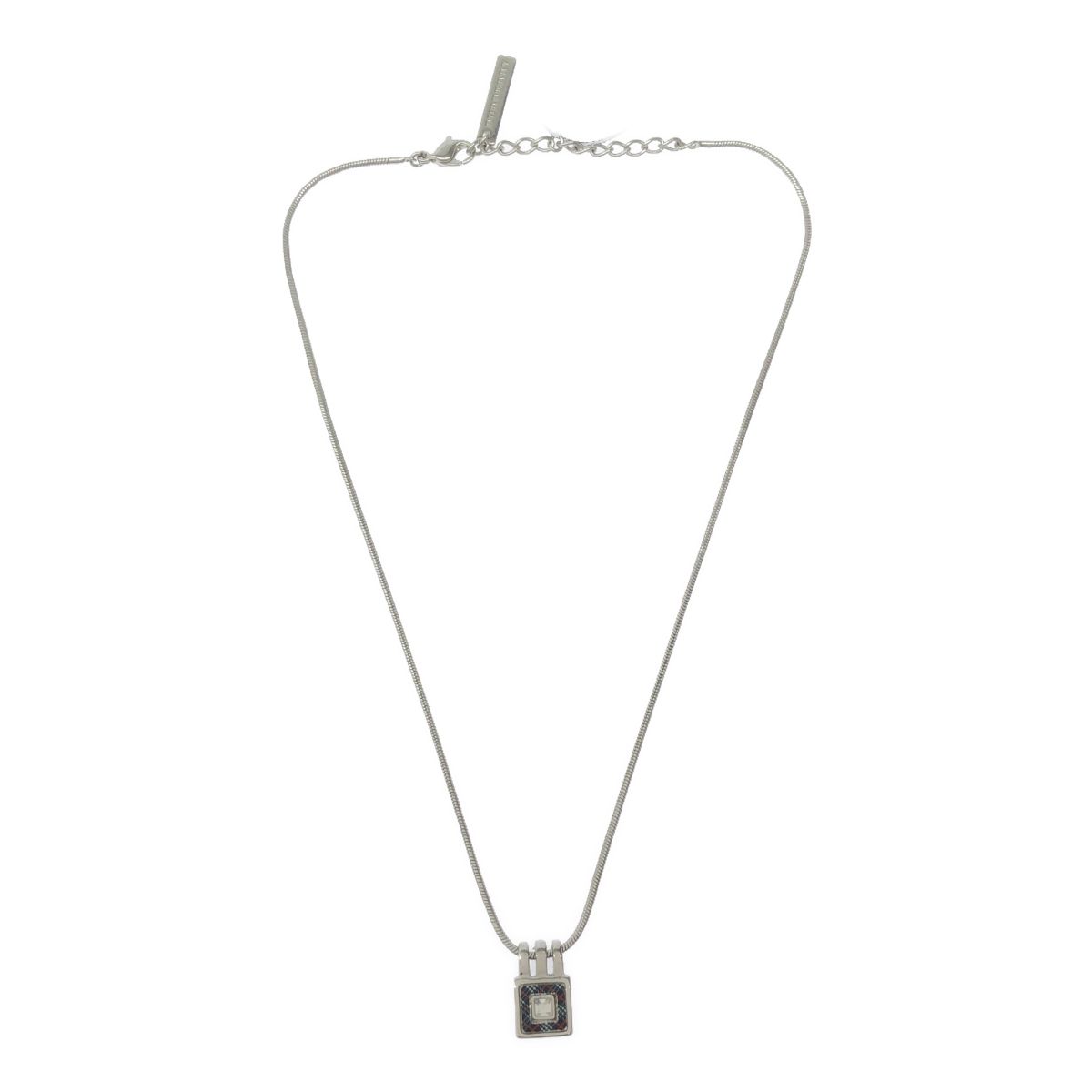 BURBERRY バーバリー ノバチェック シルバーネックレス