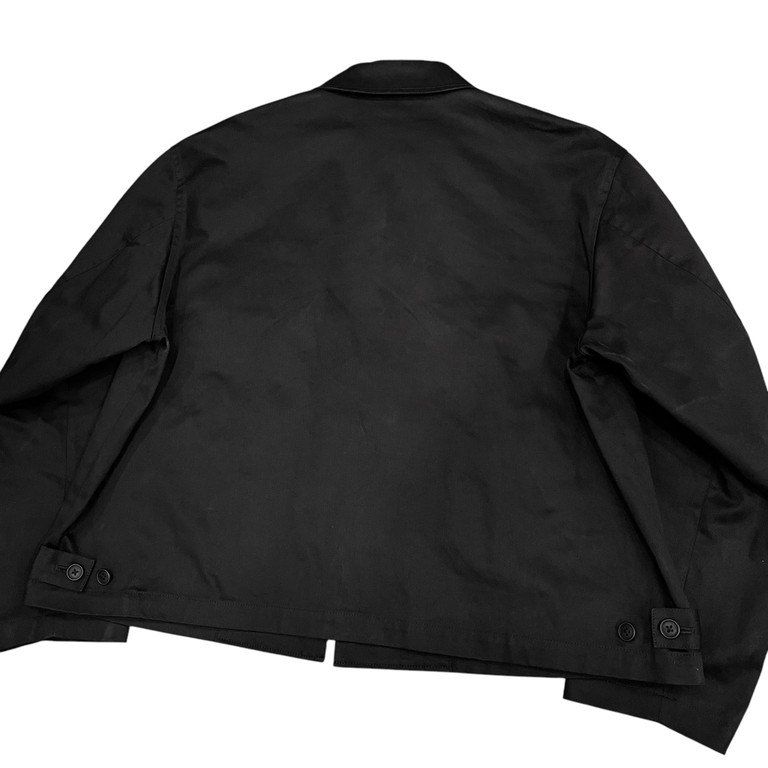 ワイズフォーメン　Y’s for men ジップアップブルゾンジャケット ワイズフォーメンY's for men コットンセルビッジツイルパッチ