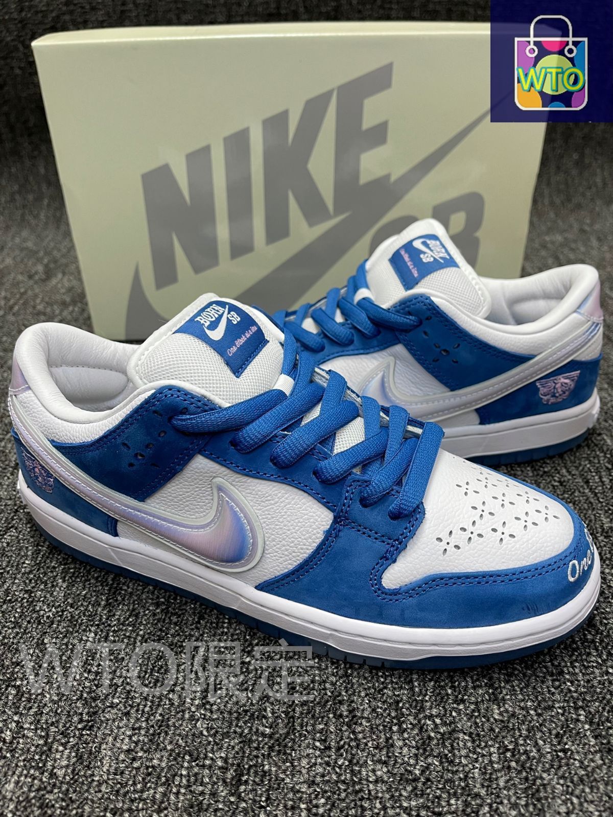 ボーン×レイズト×NIKE SB 28cmめっちゃ！カッコイイ！送料無料！ ボーンレイズド × ナイキ SB ダンク ロー プロ QS 