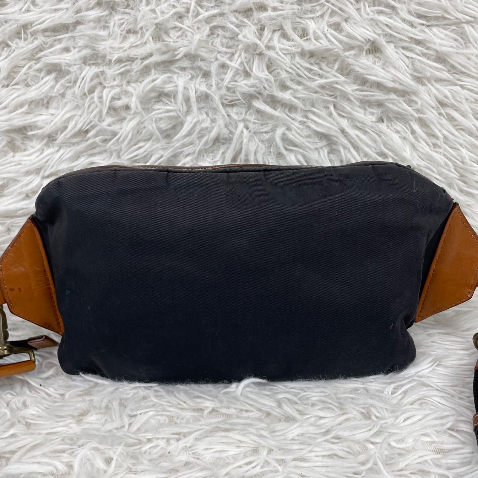 Paul Smith ブラック ワンショルダーバッグ ボディバッグ キャンバス 