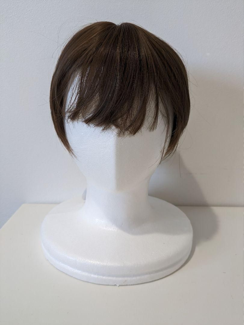 811ダークブラウン シンプルショートヘアー コスプレ かつら