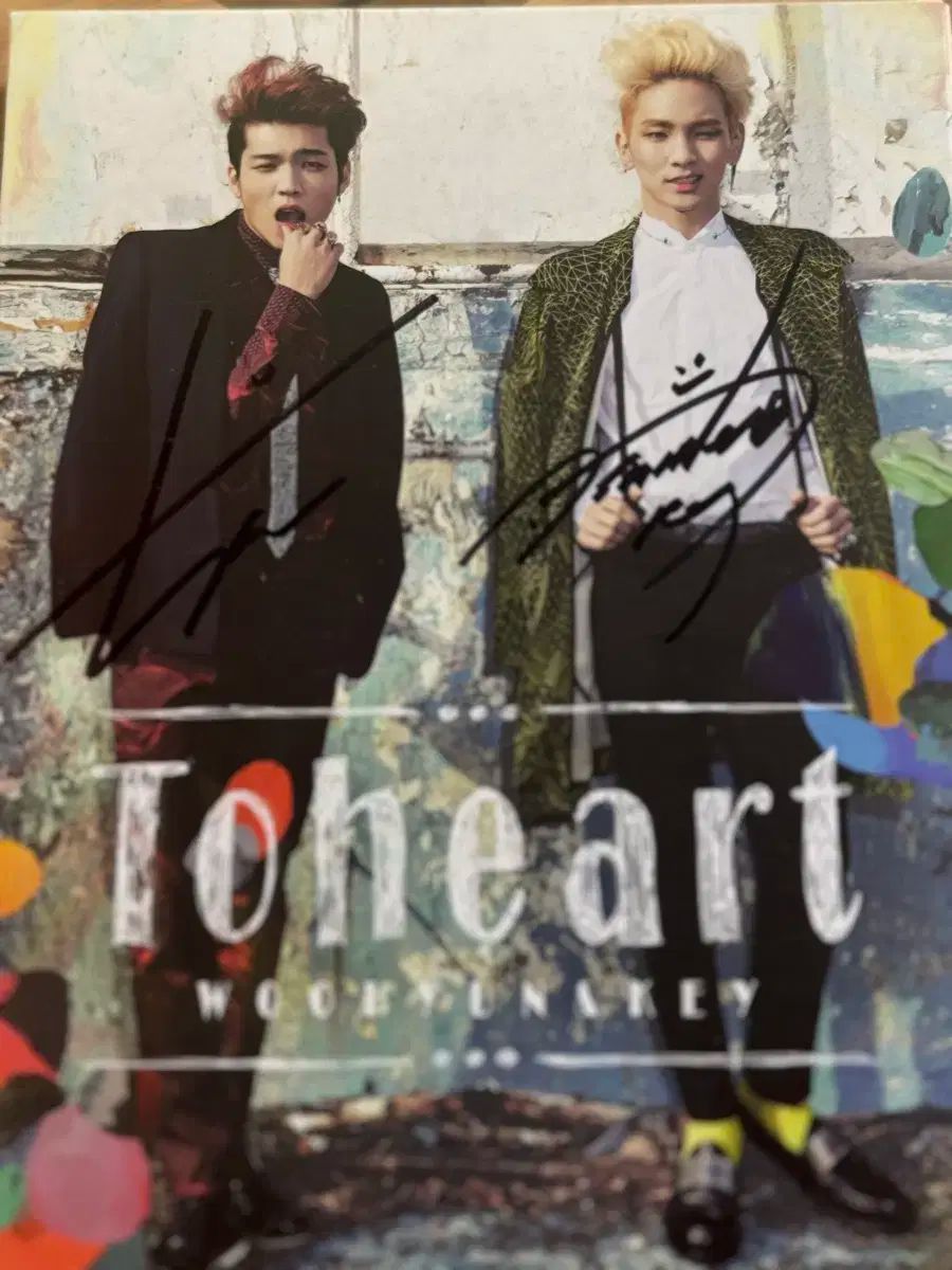 ウヒョン サイン入りアルバム キー(KEY・キボム) ウヒョン(WOOHYUN) To. Heart サイン CD