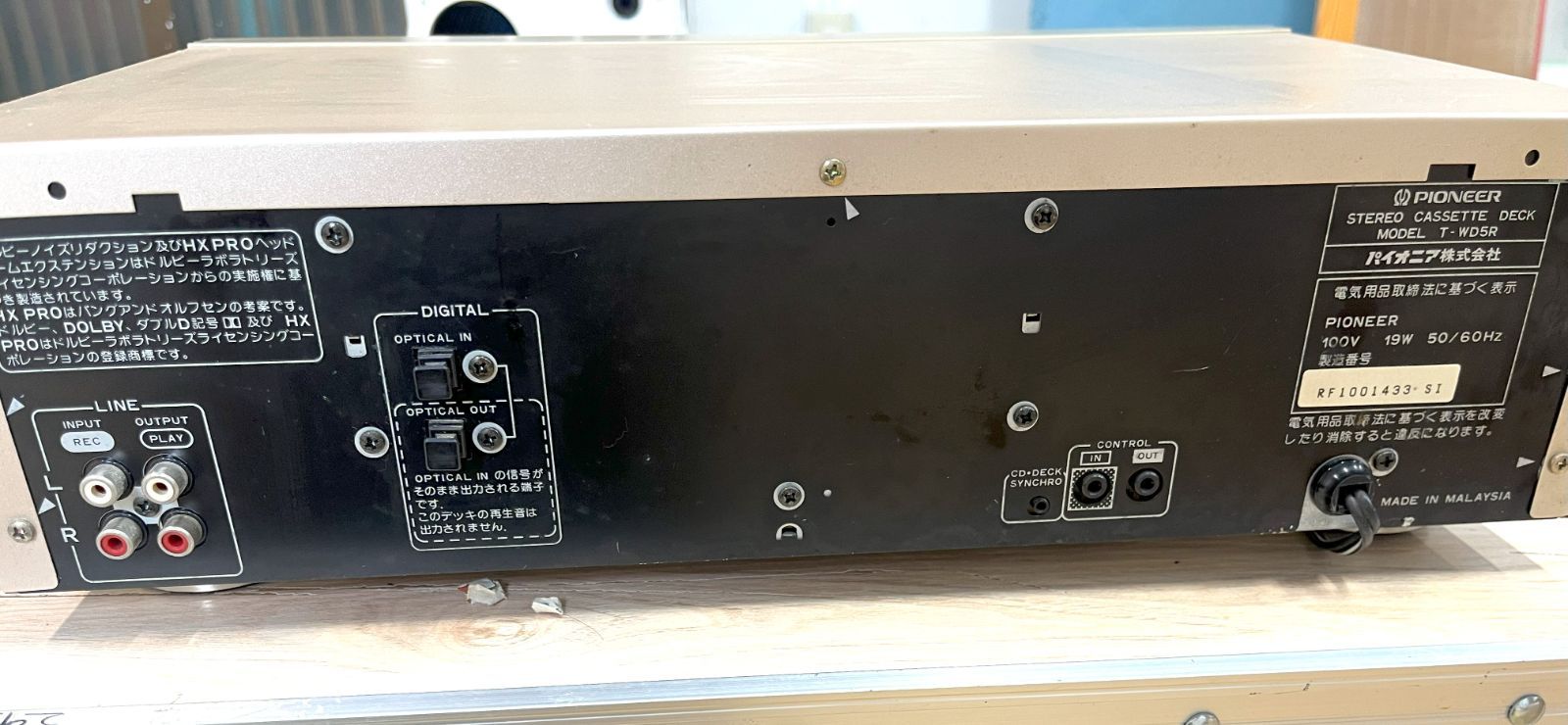 パイオニア カセットデッキ T-WD5R ジャンク品 パイオニア カセット