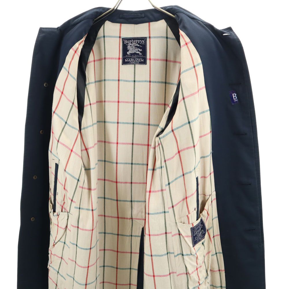 バーバリーズ 90s オールド ステンカラーコート ネイビー