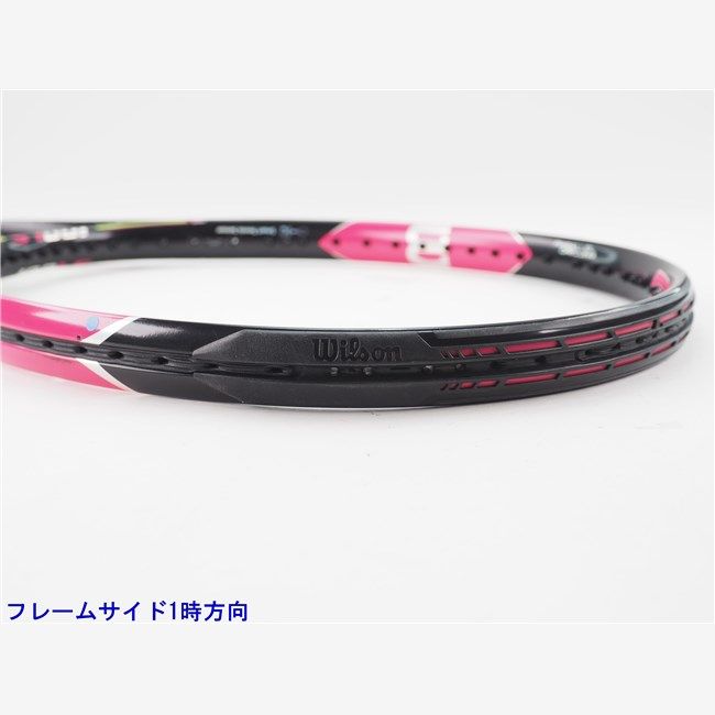 中古 テニスラケット ウィルソン バーン 100エルエス ピンク 2016年モデル (G2) WILSON BURN 100LS Pink 2016 (c25060369c) 中古 テニスラケット ウィルソン バーン 100エルエス ピンク