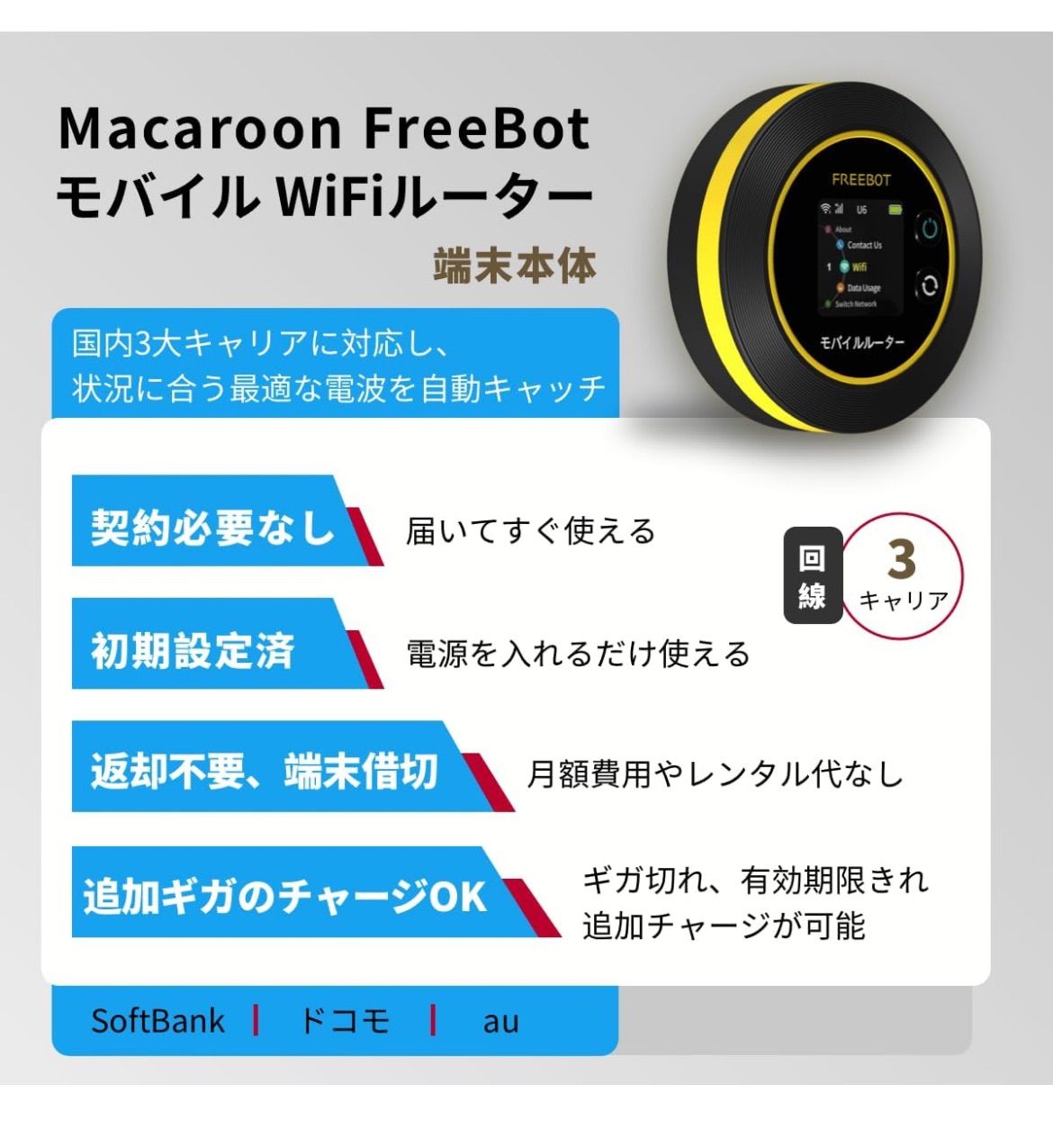 ポケットwifi 100GB