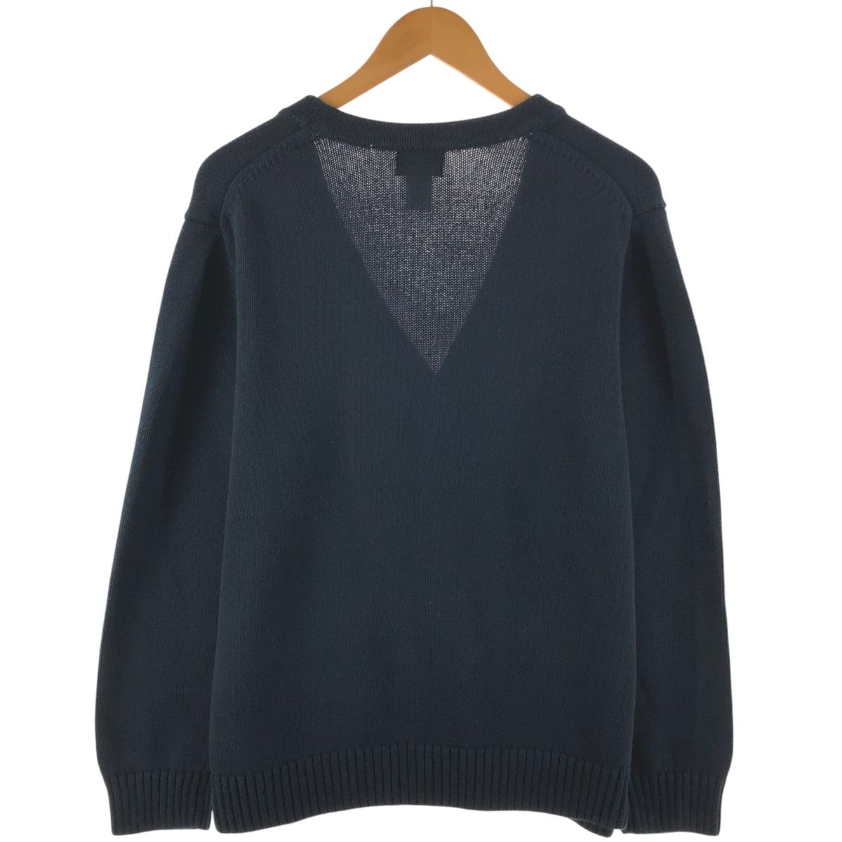 00年代　エルエルビーン　コットン　カーディガン　ネイビー　古着 古着通販 M☆古着 エルエルビーン 長袖 フルジップ ドライバーズ