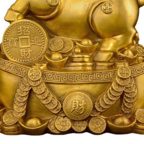 金の豚 置物 オブジェ 黄金 金色 置物 オブジェ 干支 金運アップ 開運